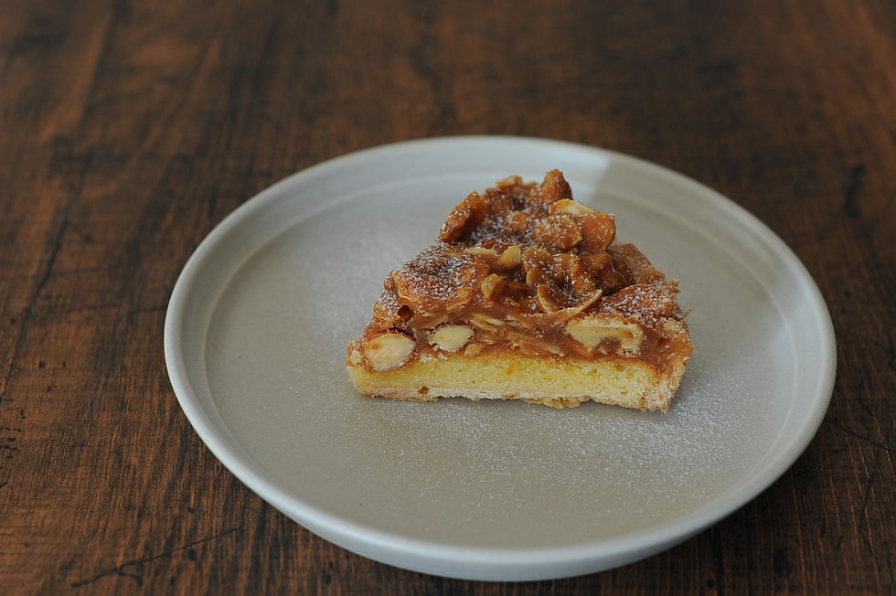 キャラメルとナッツのタルト