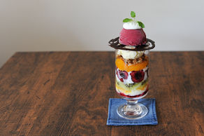 フルーツのパフェ