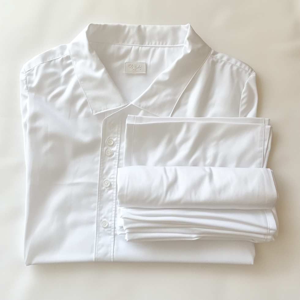 white uniform samples