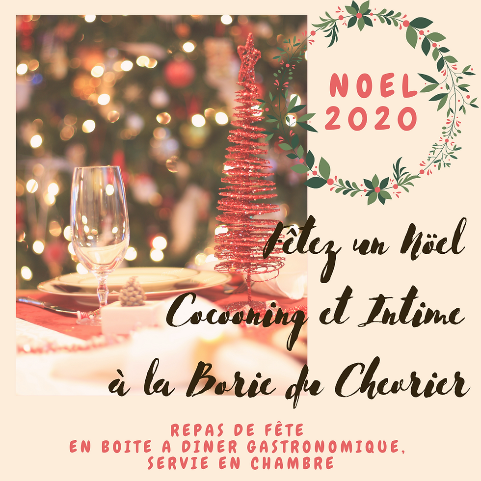 La possibilité de fêter noël en toute sécurité: cocooning et intime