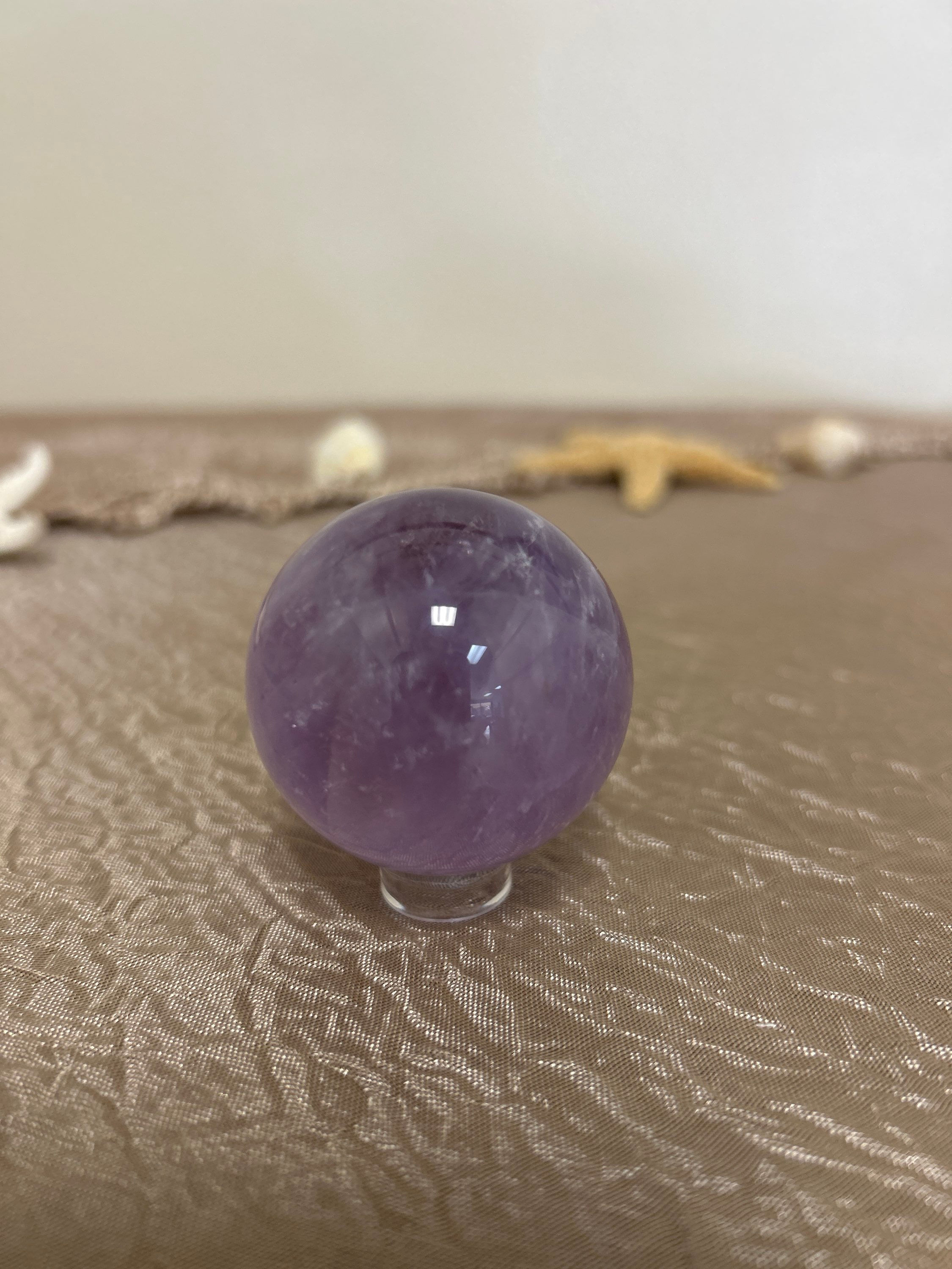 Lavender Amethyst Crystal Sphere