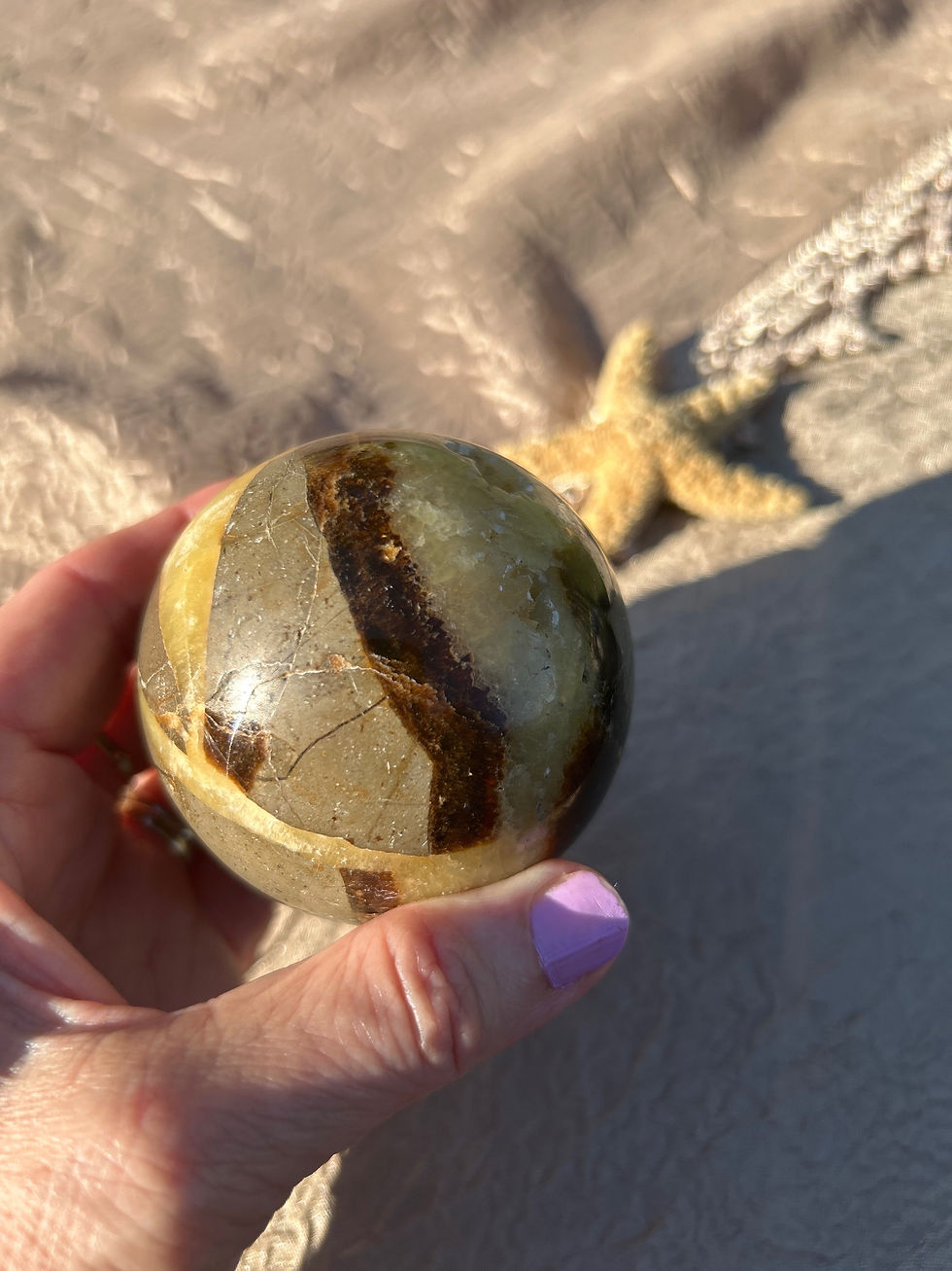 Thumbnail: Septarian Crystal Sphere