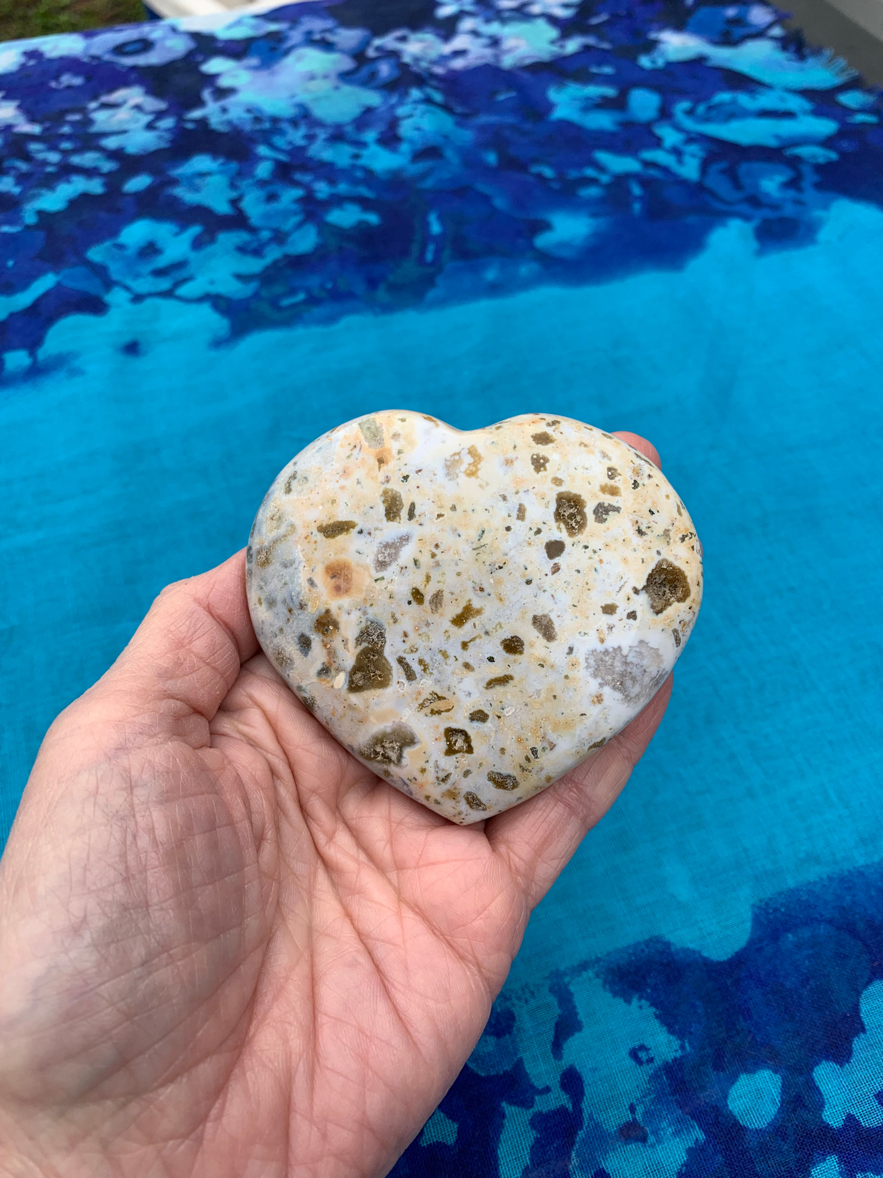 Orbicular Druzy Jasper