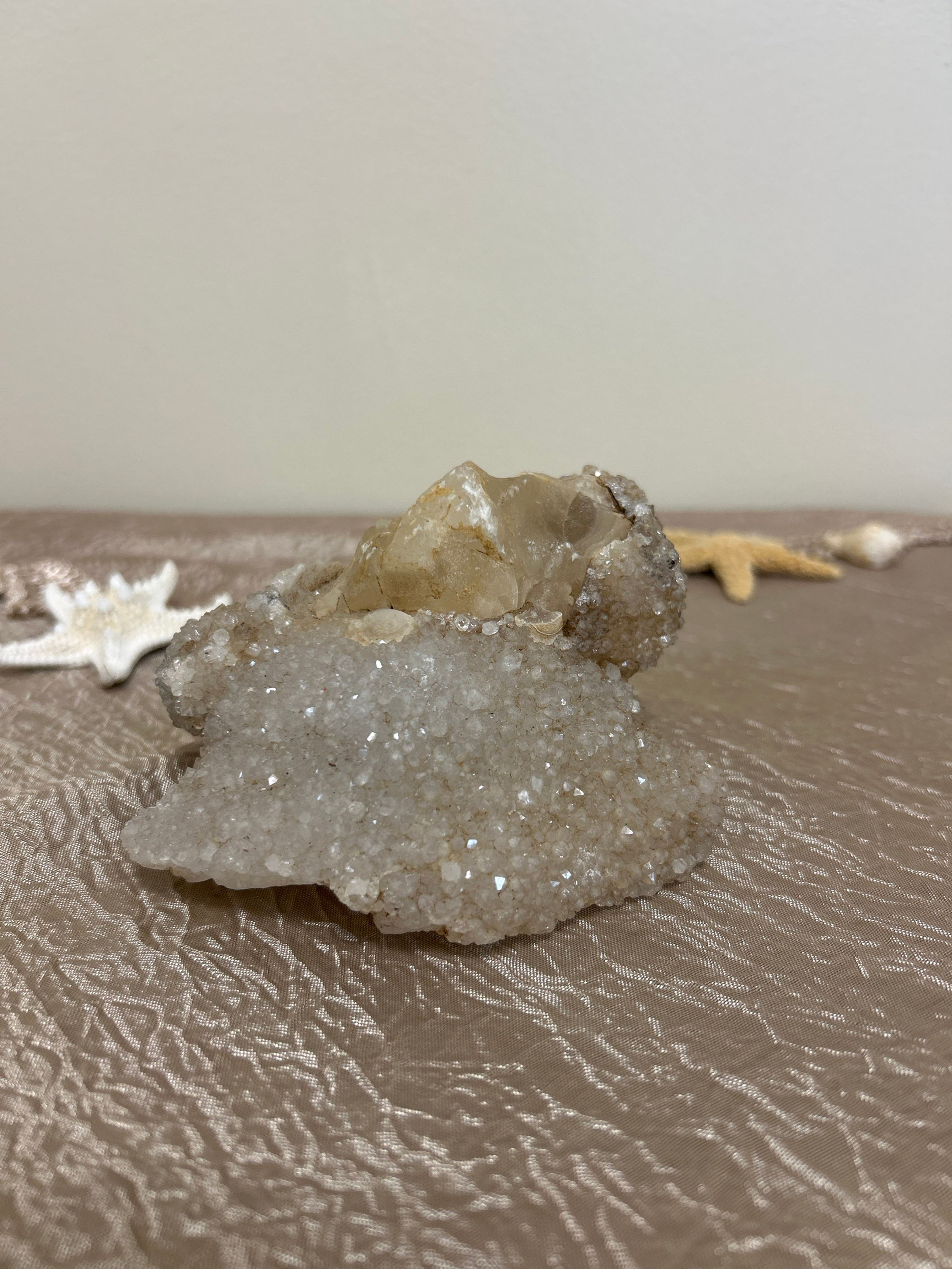 Chalcedony with Cryptocristaline Quartz Druzy