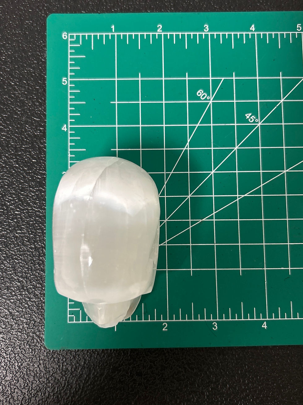 Thumbnail: "Satin Spar" ~ Selenite Crystal Skull