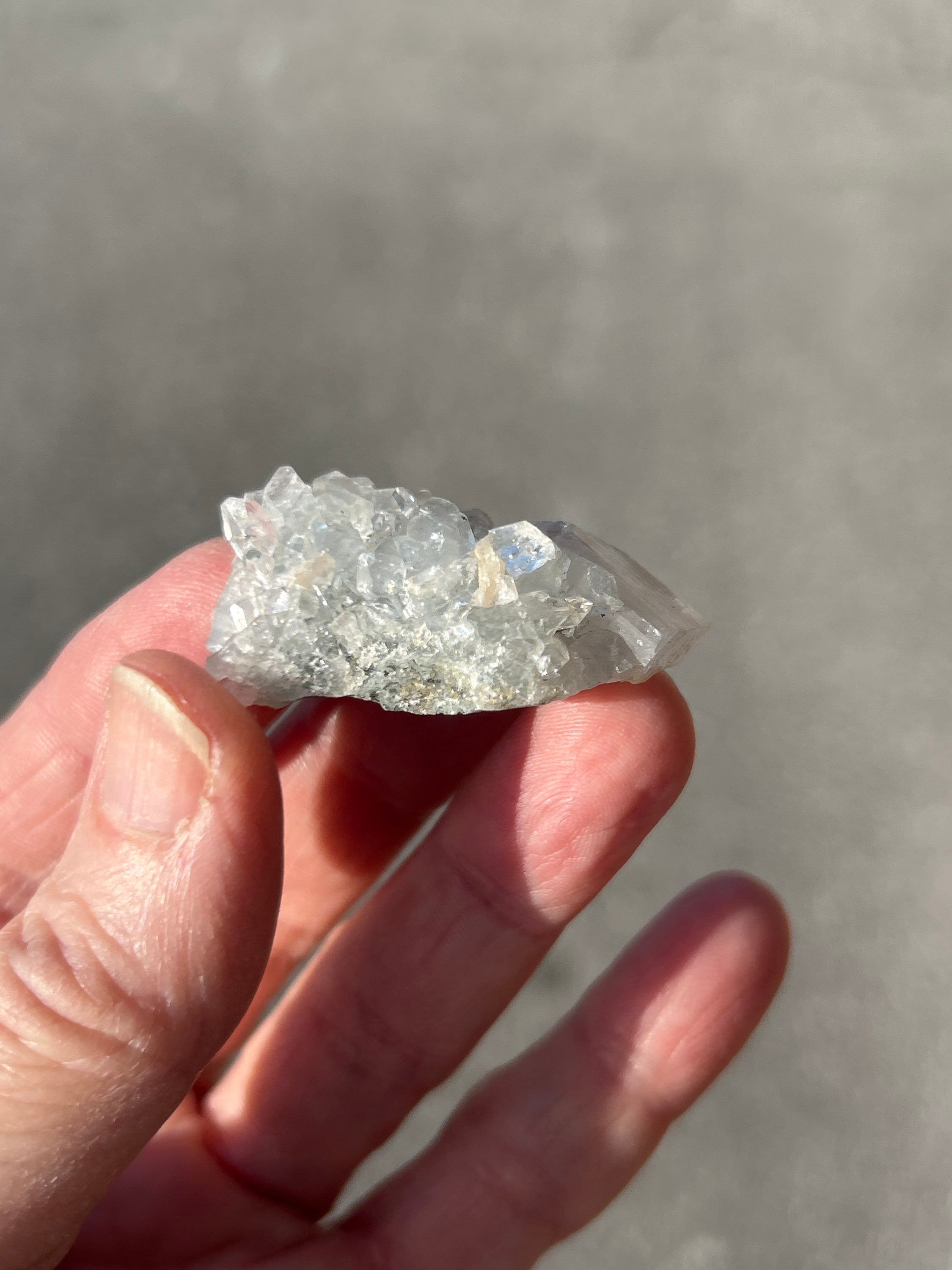 Apophyllite on Matrix Specimen