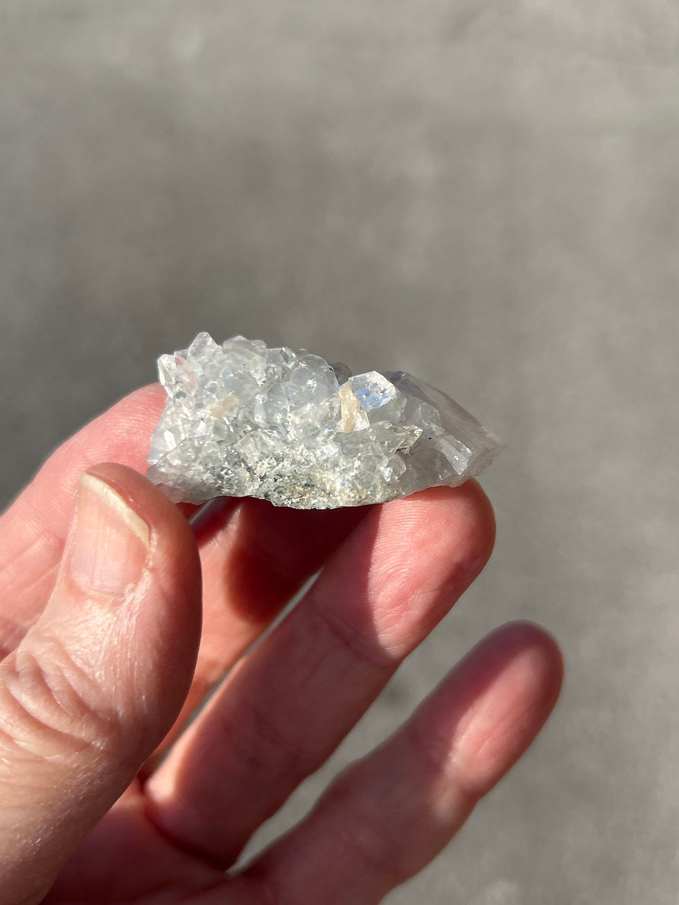 Thumbnail: Apophyllite on Matrix Specimen