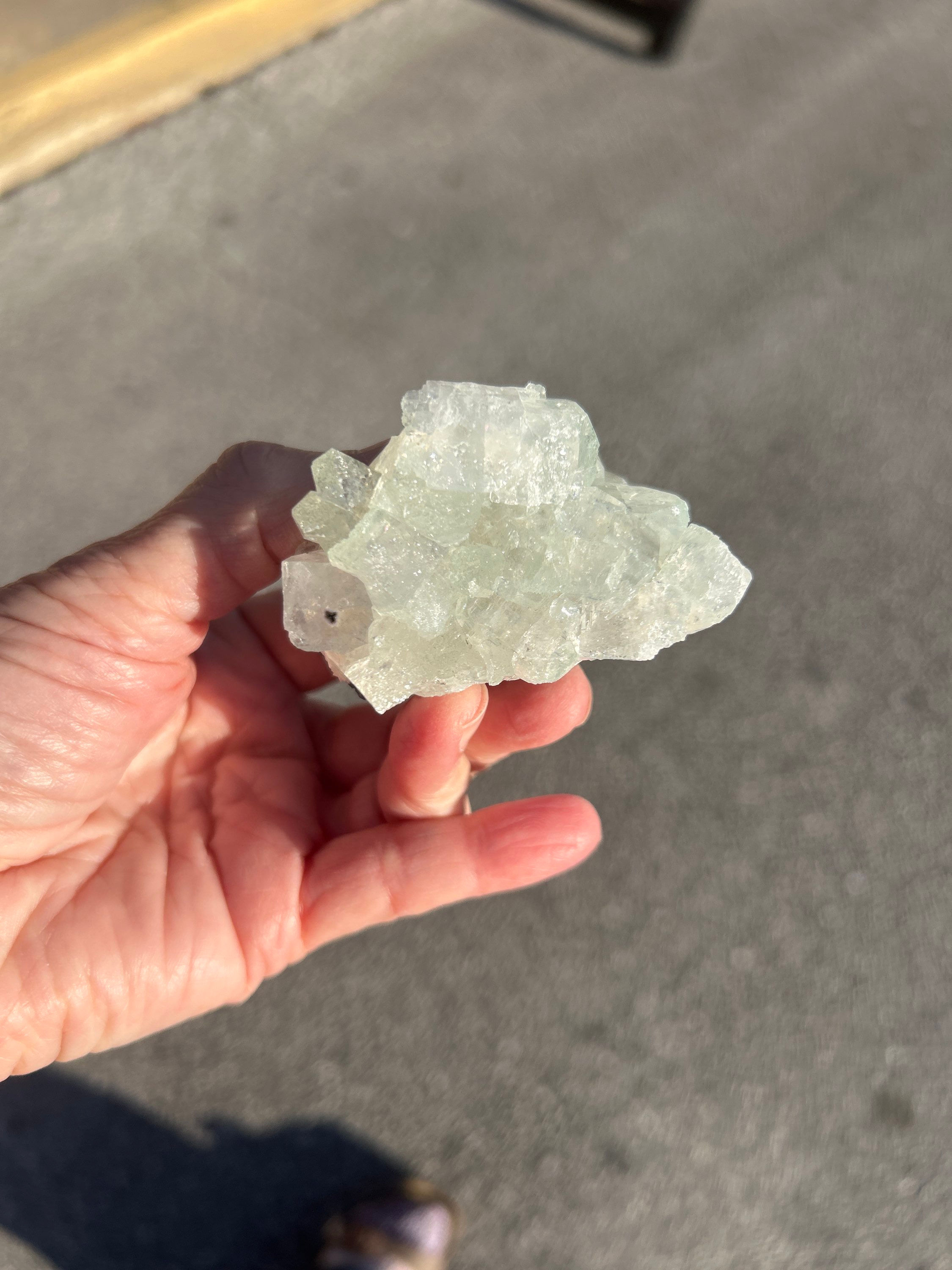 Apophyllite on Matrix Specimen