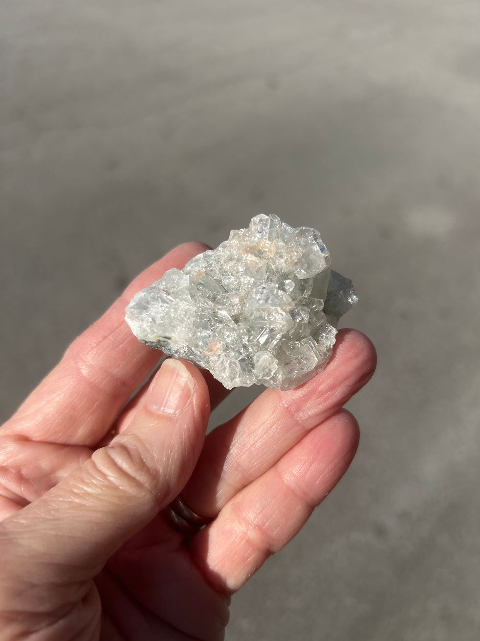 Thumbnail: Apophyllite on Matrix Specimen