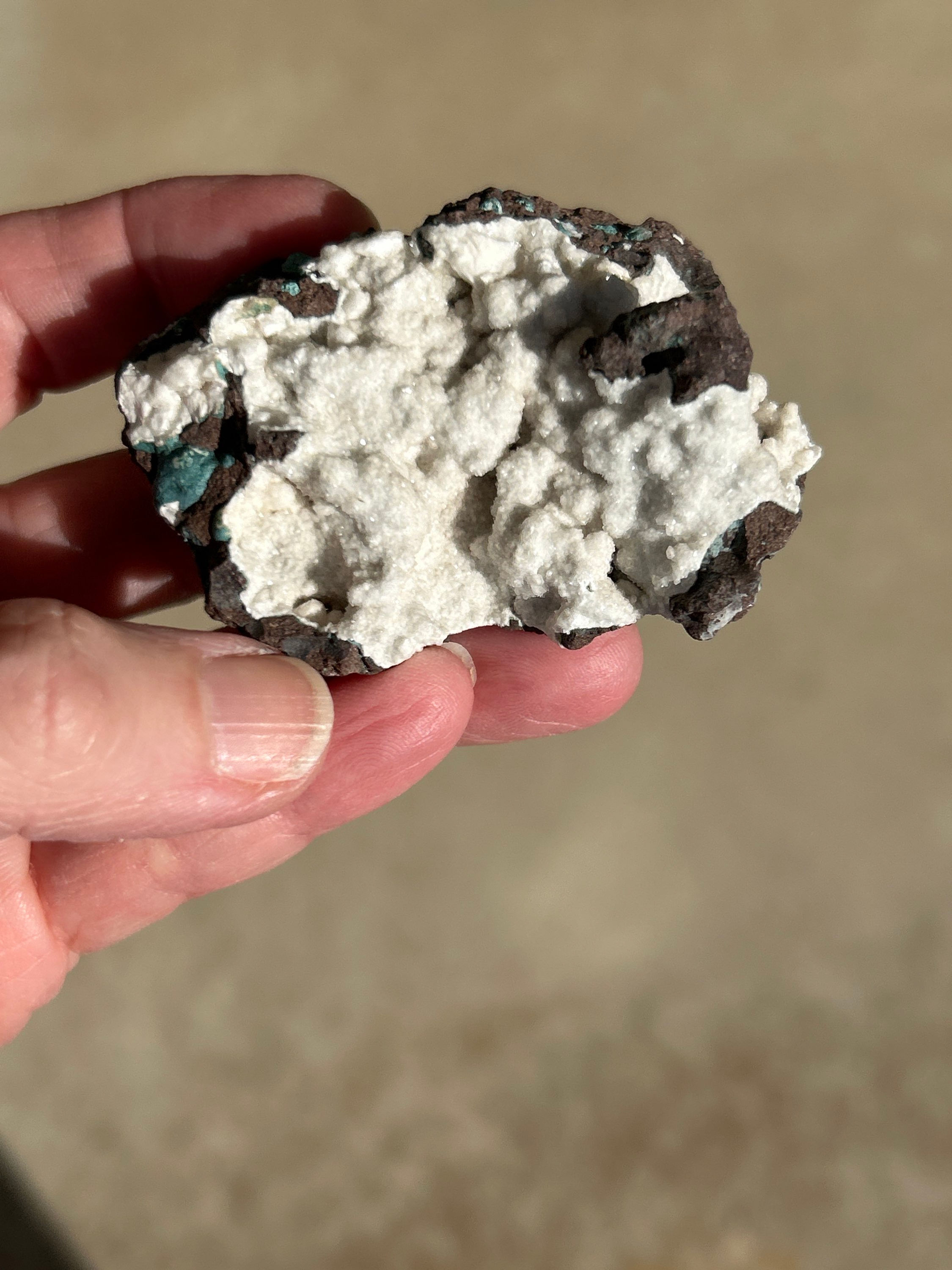 Natural Gyrolite with Apophyllite on Matrix Specimen