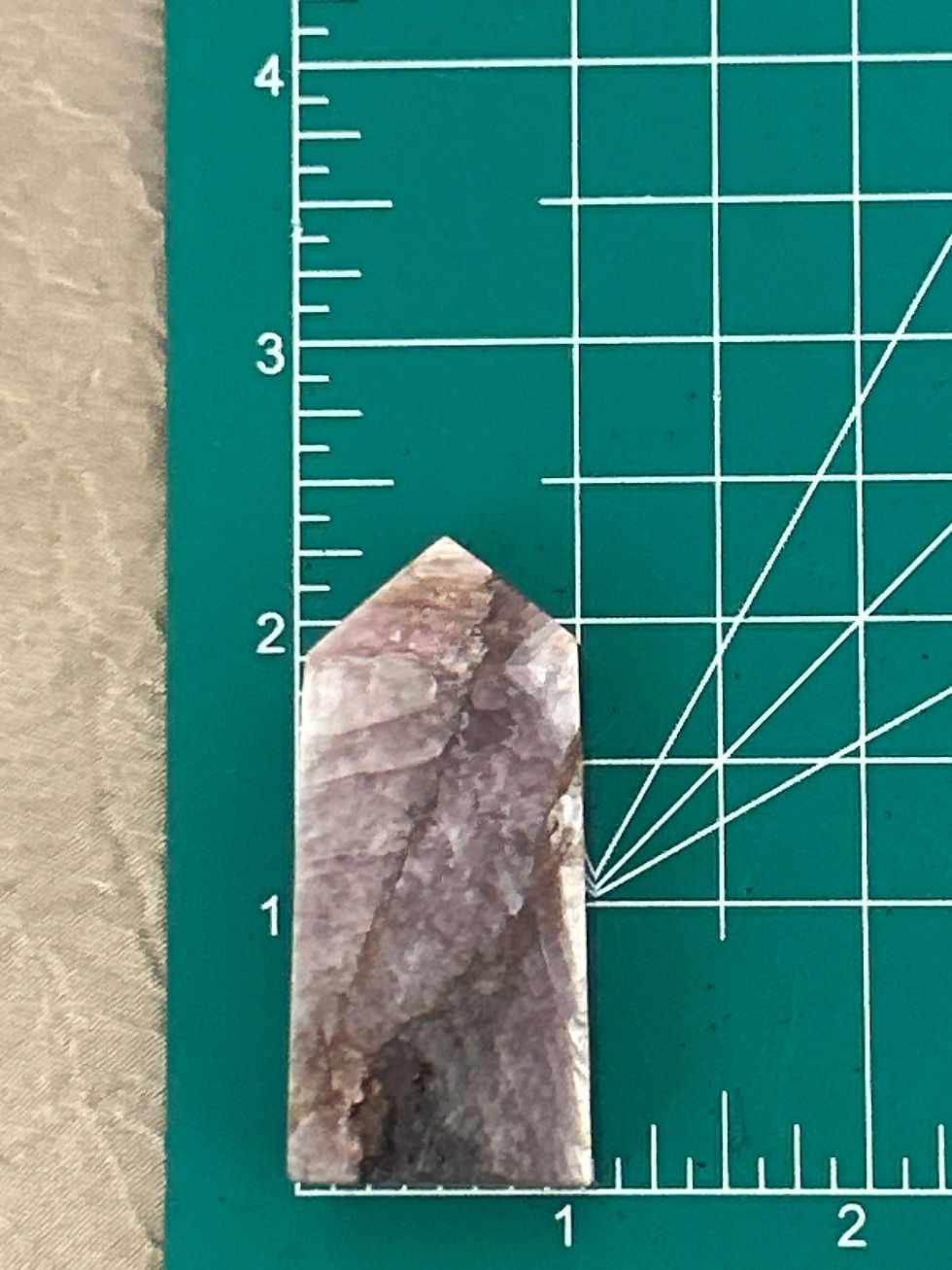 Thumbnail: Flashy Polished Lepidolite CrystalTower