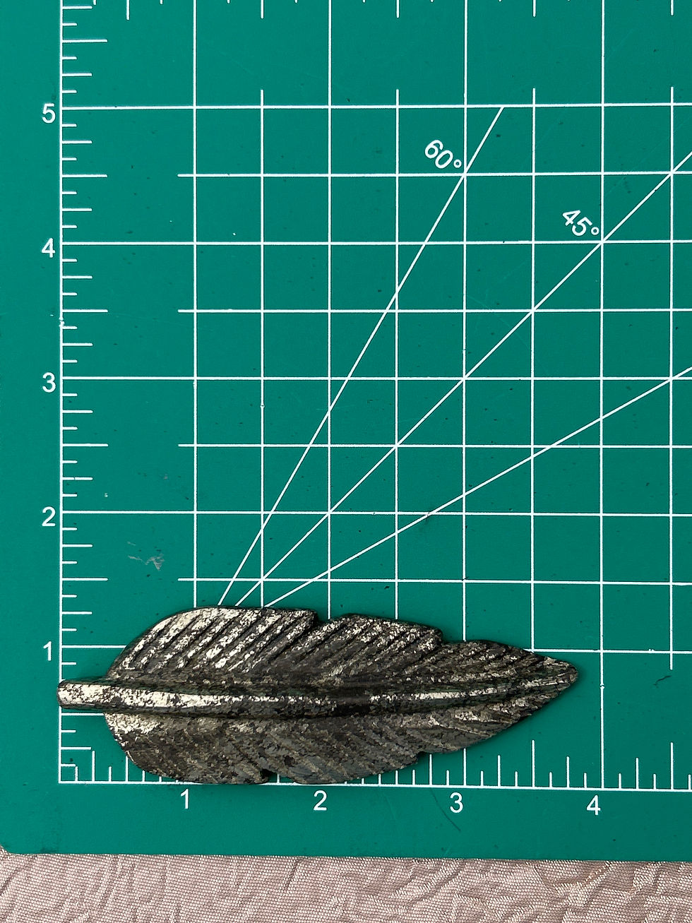 Thumbnail: Pyrite Crystal Feather