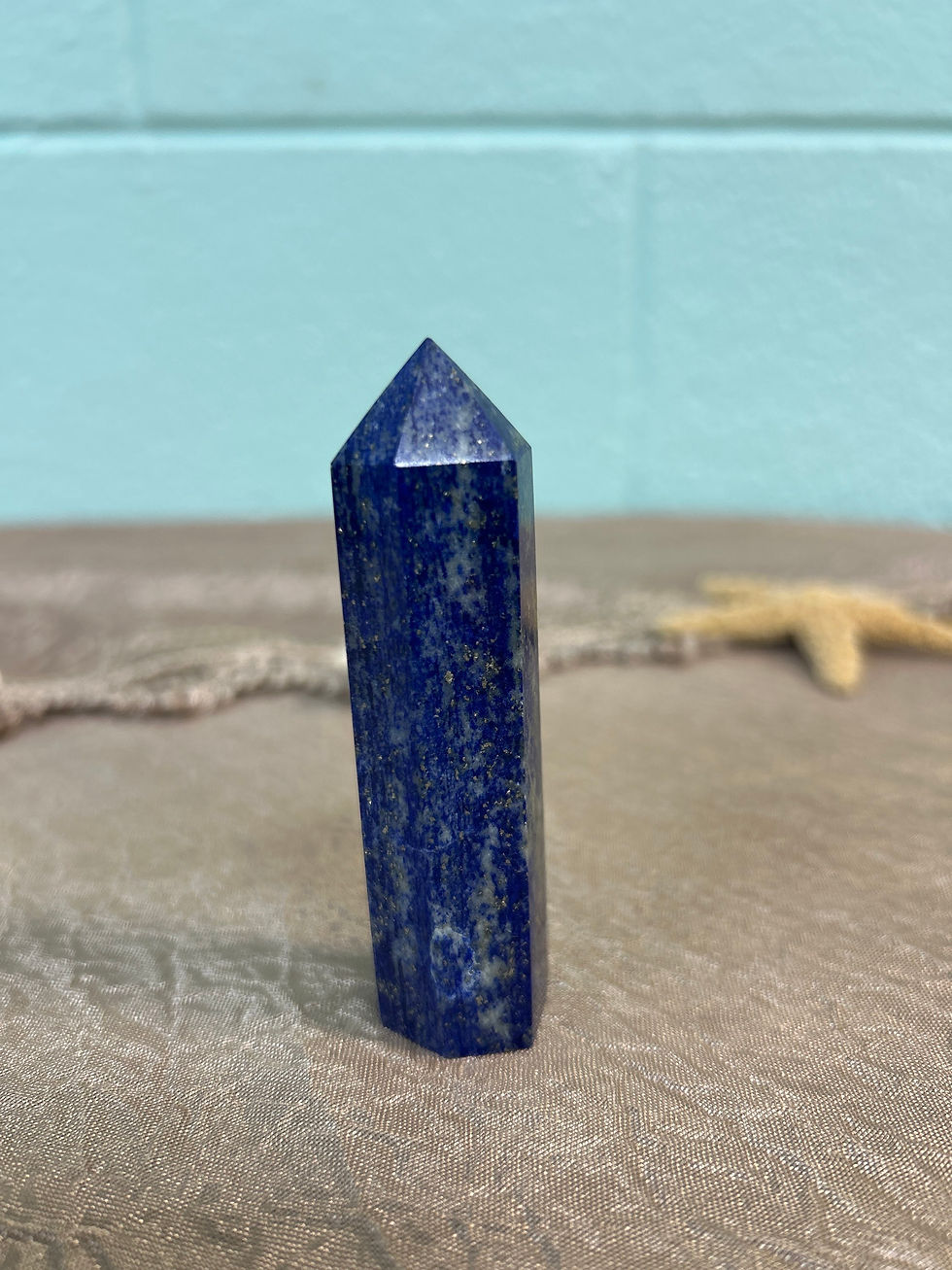 Lapis Lazuli Crystal Tower