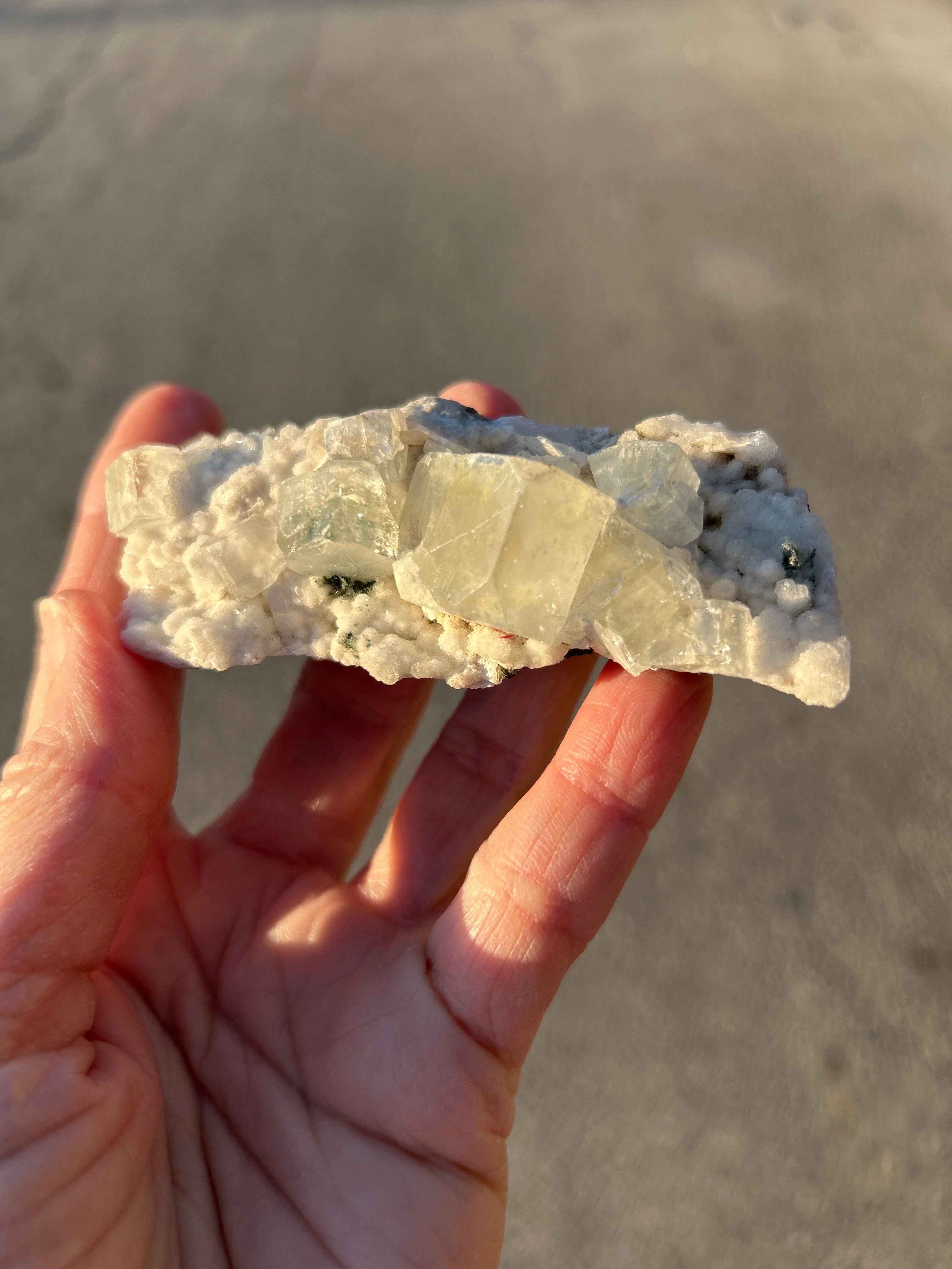 Apophyllite on Matrix Specimen