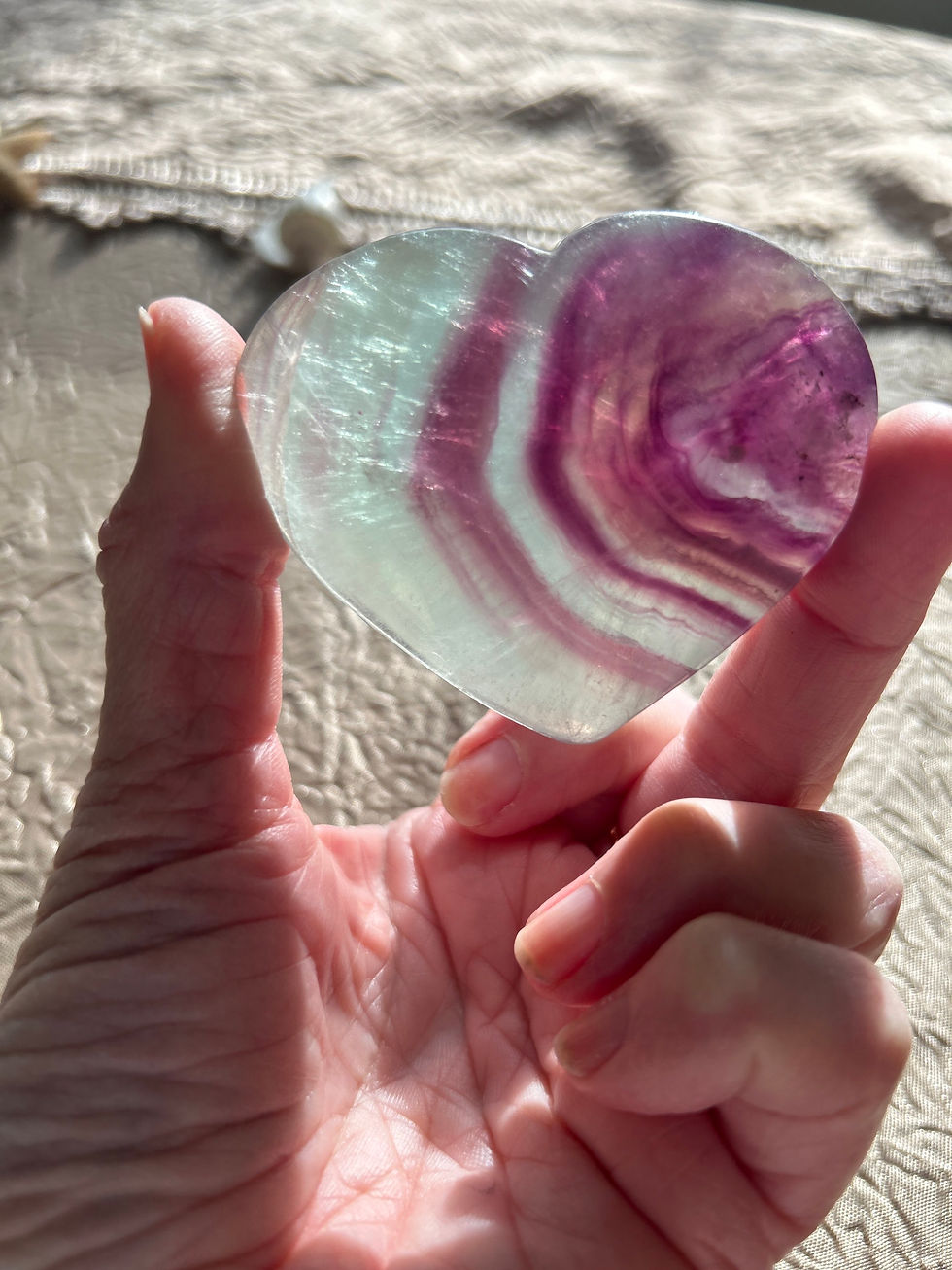Fluorite Heart