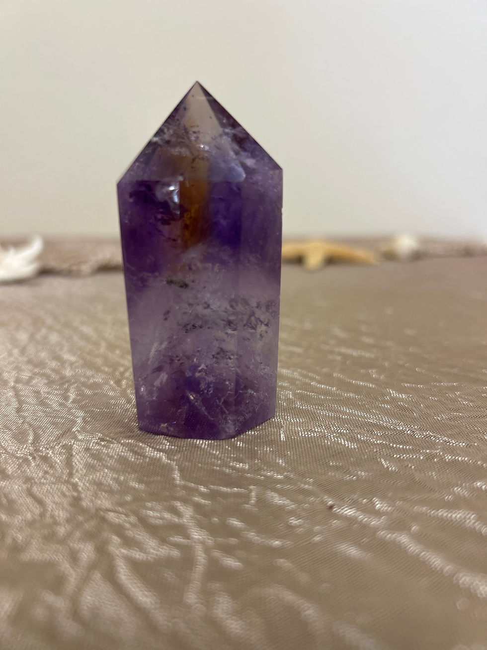 Thumbnail: Ametrine Crystal Tower with Rainbow