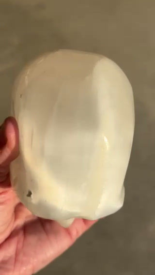 Thumbnail: "Satin Spar"~Selenite Crystal Skull