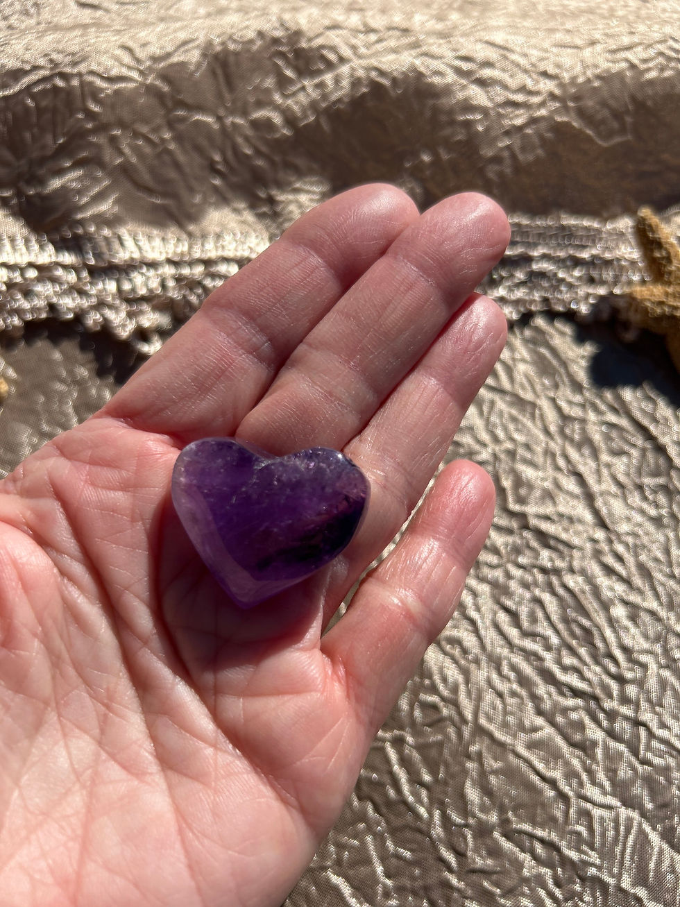 Thumbnail: Amethyst Crystal Heart