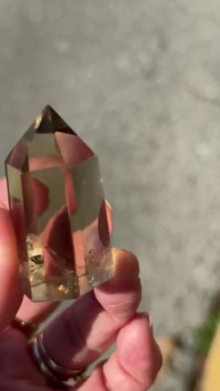 Thumbnail: Smokey Quartz Tower with Rainbow Inclusions