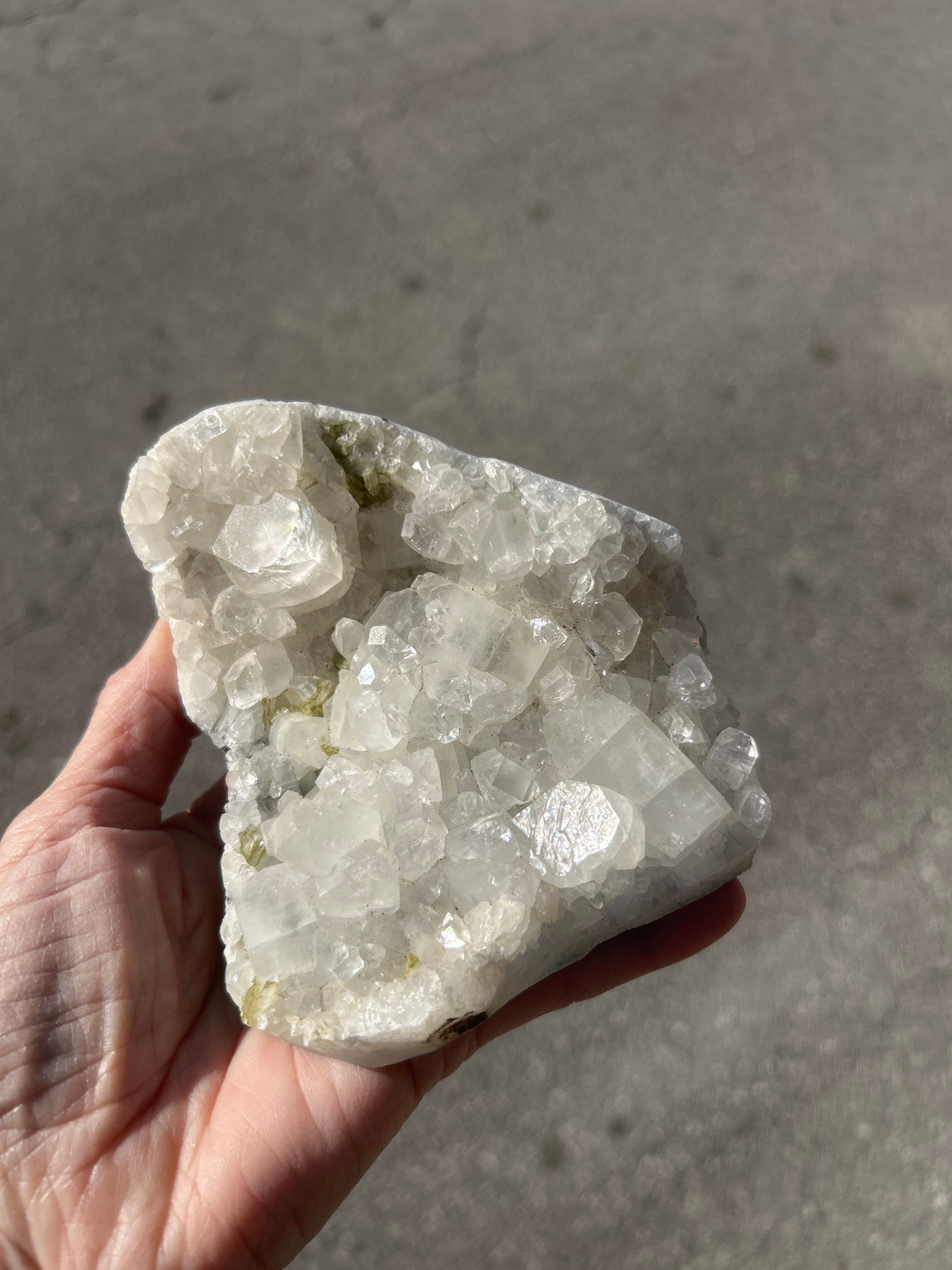 Apophyllite on Matrix Specimen