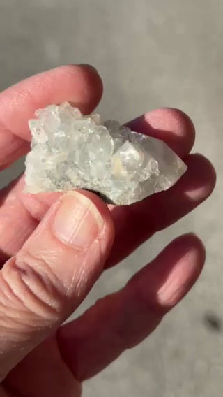Thumbnail: Apophyllite on Matrix Specimen
