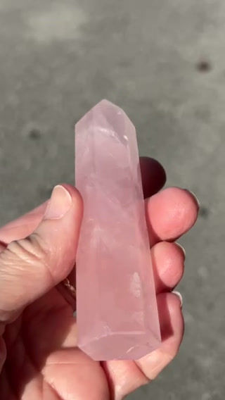 Thumbnail: Rose Quartz Crystal Tower