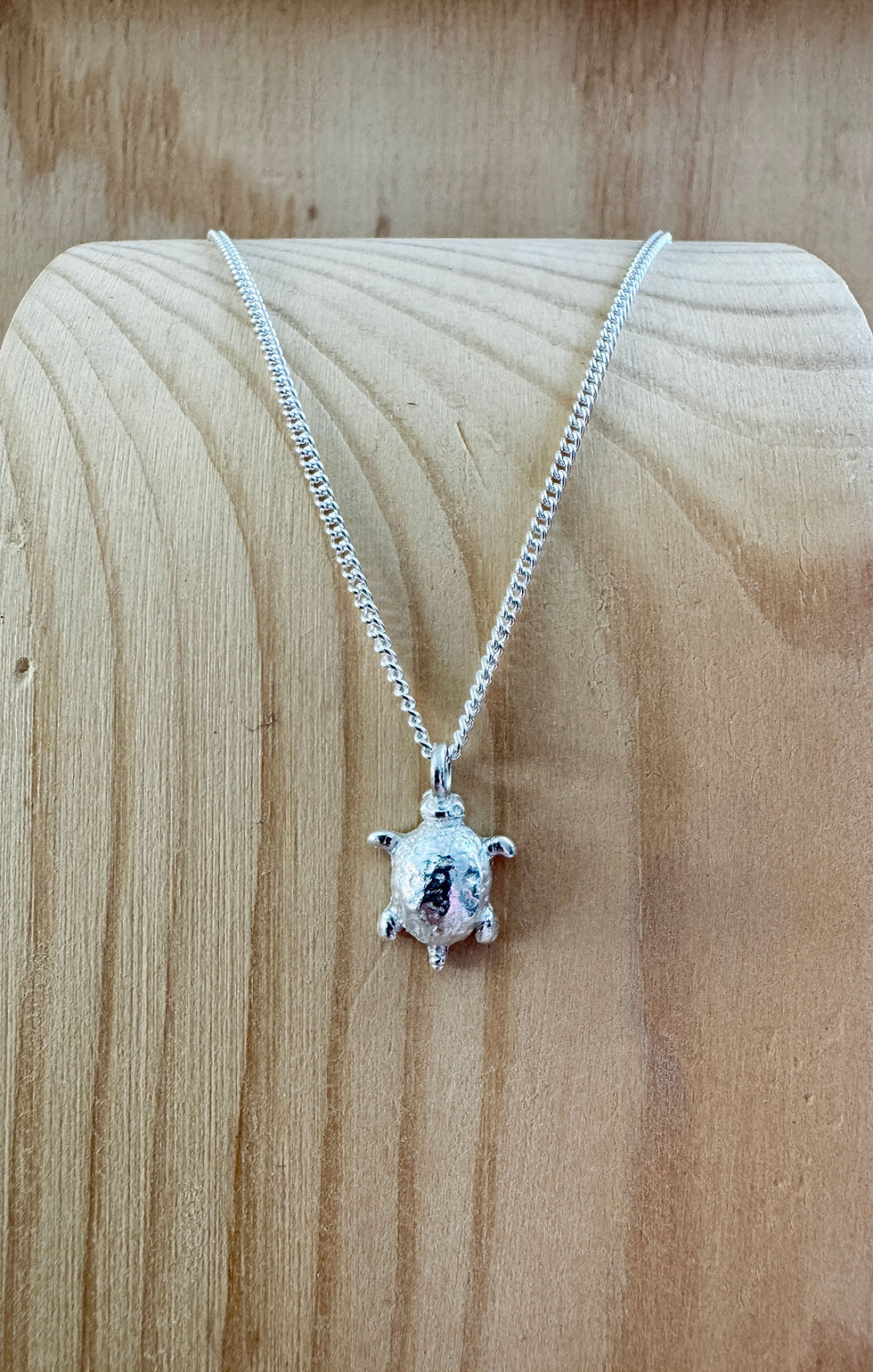 Thumbnail: Silver Turtle Necklace 