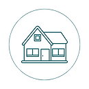 House and Land Clearing Icon