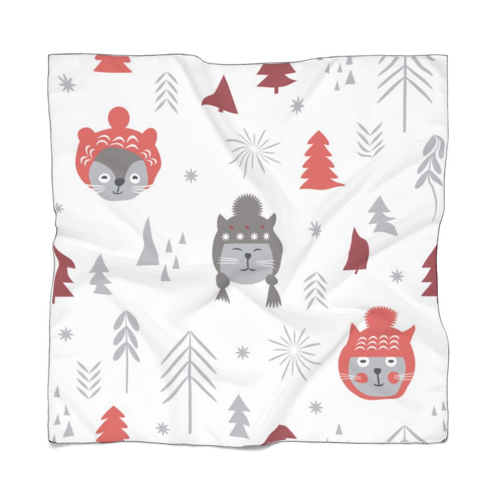 Poly Luxury Holiday Scarf-Head Scarf-Neck Scarf-Head Wrap-Scarf Belt-Bracelet