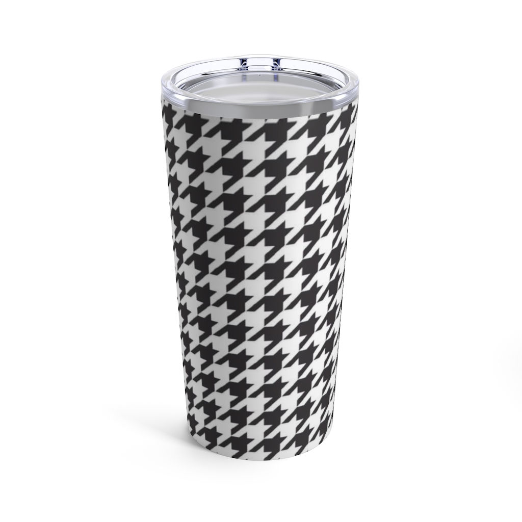 20 oz Stainless Steel Houndstooth Tumbler-Animal Lover-Personalized