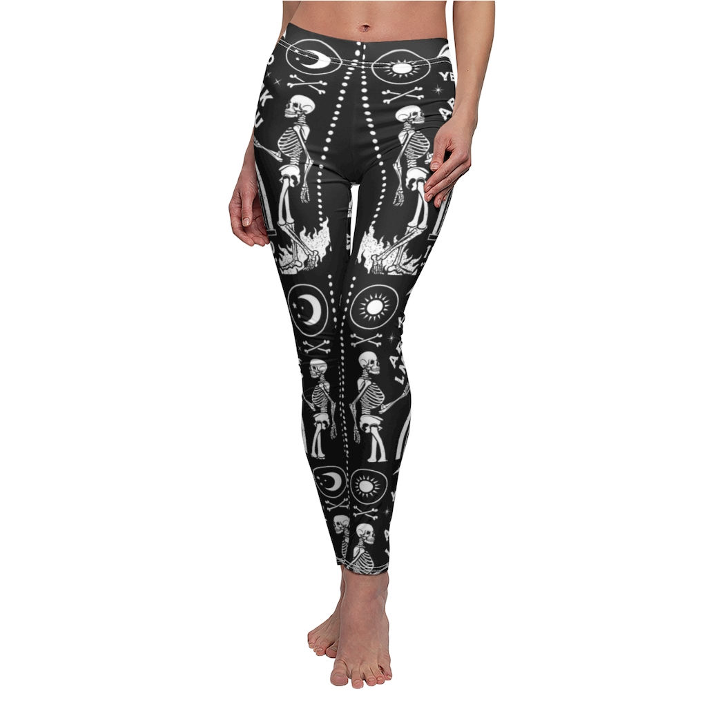 Ouija Board Casual Legging-Fitness-Punk-Yoga-Streetwear-Rock-Gothic-Gym