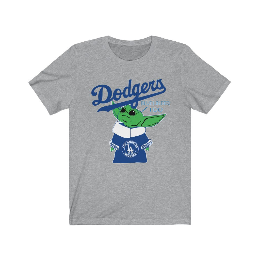 Baby Yoda-Los Angeles Dodgers Unisex T-shirt-Star Wars-The Mandalorian