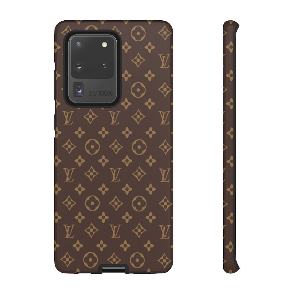Tough Samsung Phone Case-Glossy-Matte- S10- S10 Plus-Designer inspired-LV-S10E