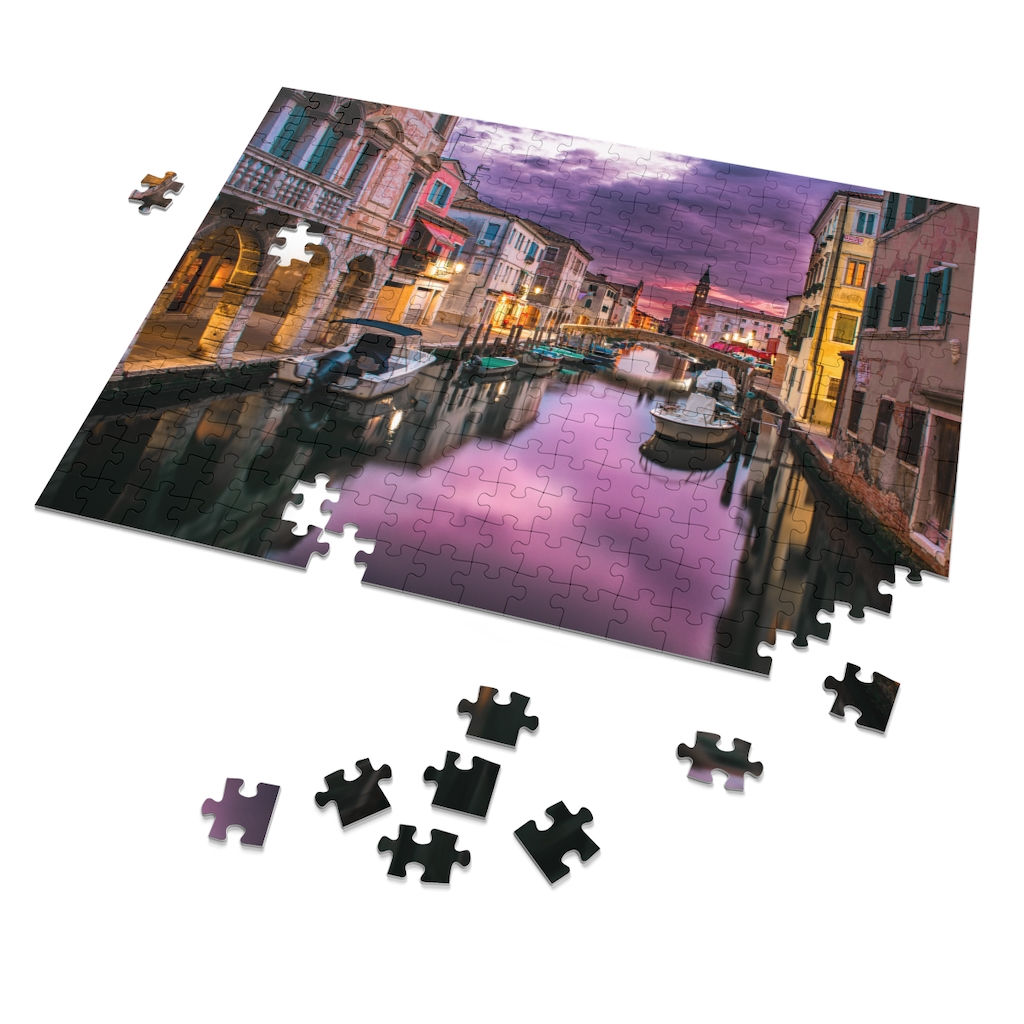 Venice Italy Canal Landscape Puzzle-Nature Lover-Countryside