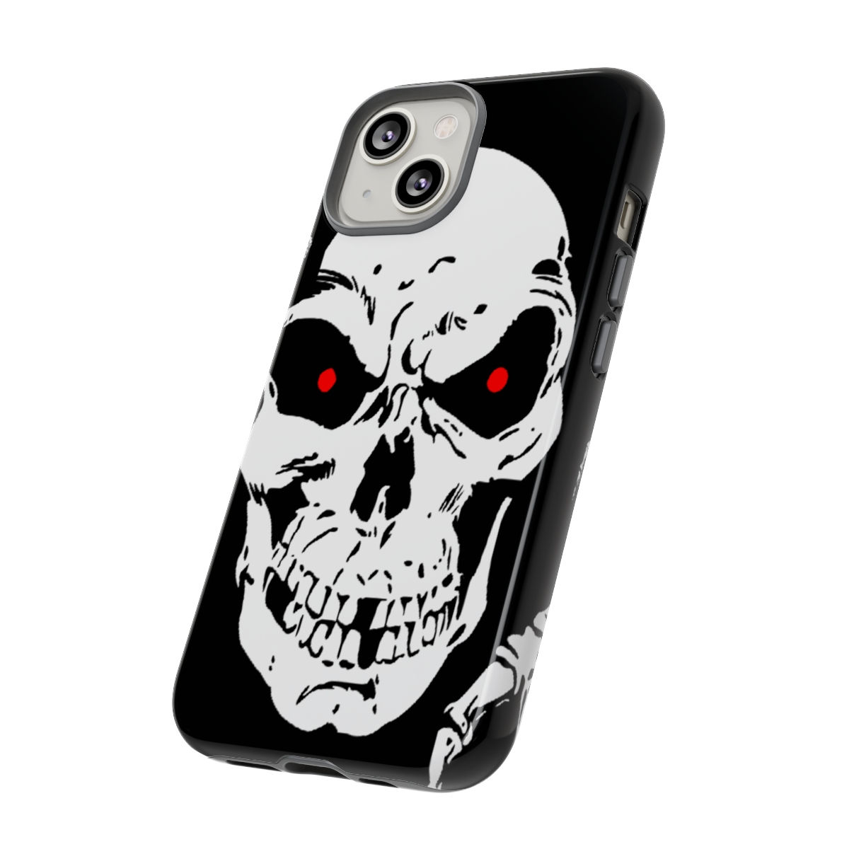 Skull Headed Tough iPhone 14 Case-iPhone Case-iPhone 14-iPhone Case-Goth