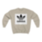 Thumbnail: Adidas Women's Blackbird Trefoil Premium Crewneck Sweatshirt Athletic Wear  