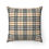 ภาพขนาดย่อ: Brown,Black & White Flannel Square Pillow-Living Room-Bedroom-Patio Pillow