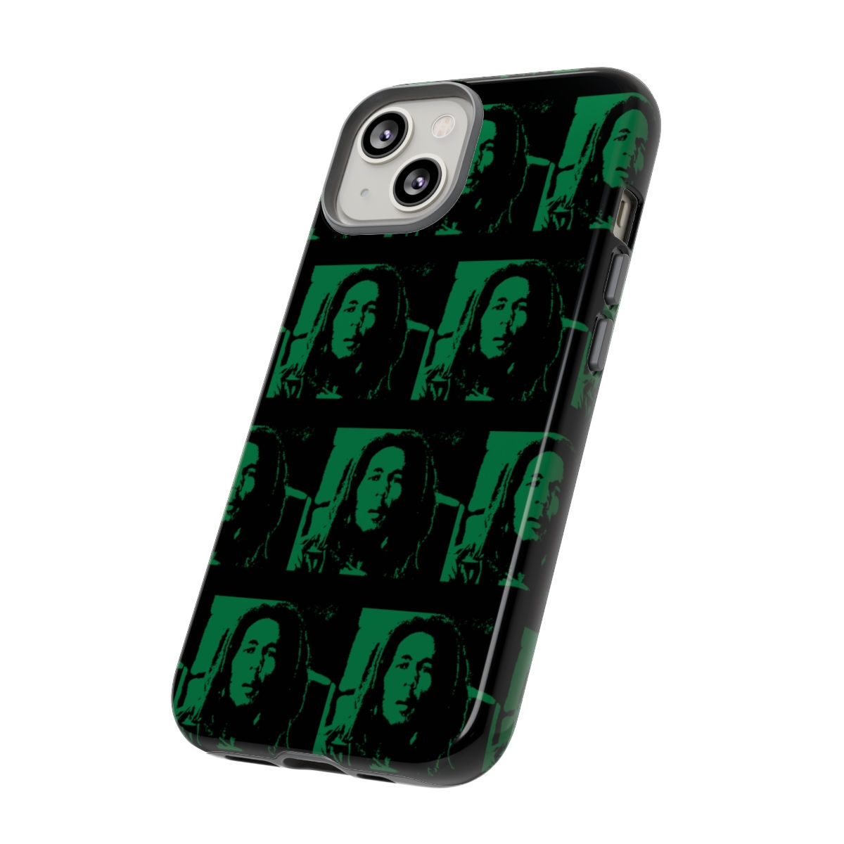 Bob Marley Tough iPhone 14 Case-iPhone 14-iPhone-iPhone Case-Caribbean-Jamaica