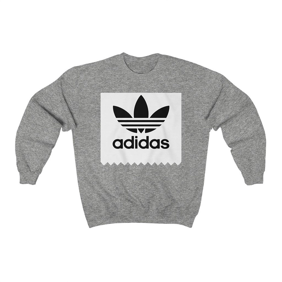Thumbnail: Adidas Women's Blackbird Trefoil Premium Crewneck Sweatshirt Athletic Wear  
