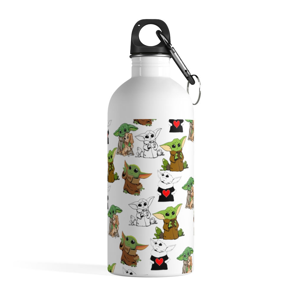 Baby Yoda Stainless Steel Water & Juice Bottle-Great for Travels,Gym,Camping etc