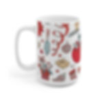 Thumbnail: Santa Novelty 11 & 15 OZ Holiday Mug-Chocolate Tea-Tea Lover Cup-Coffee Mug 