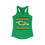 Thumbnail: Jamaica Map Rasta Colors Racerback Tank Top-Caribbean-Reggae Music