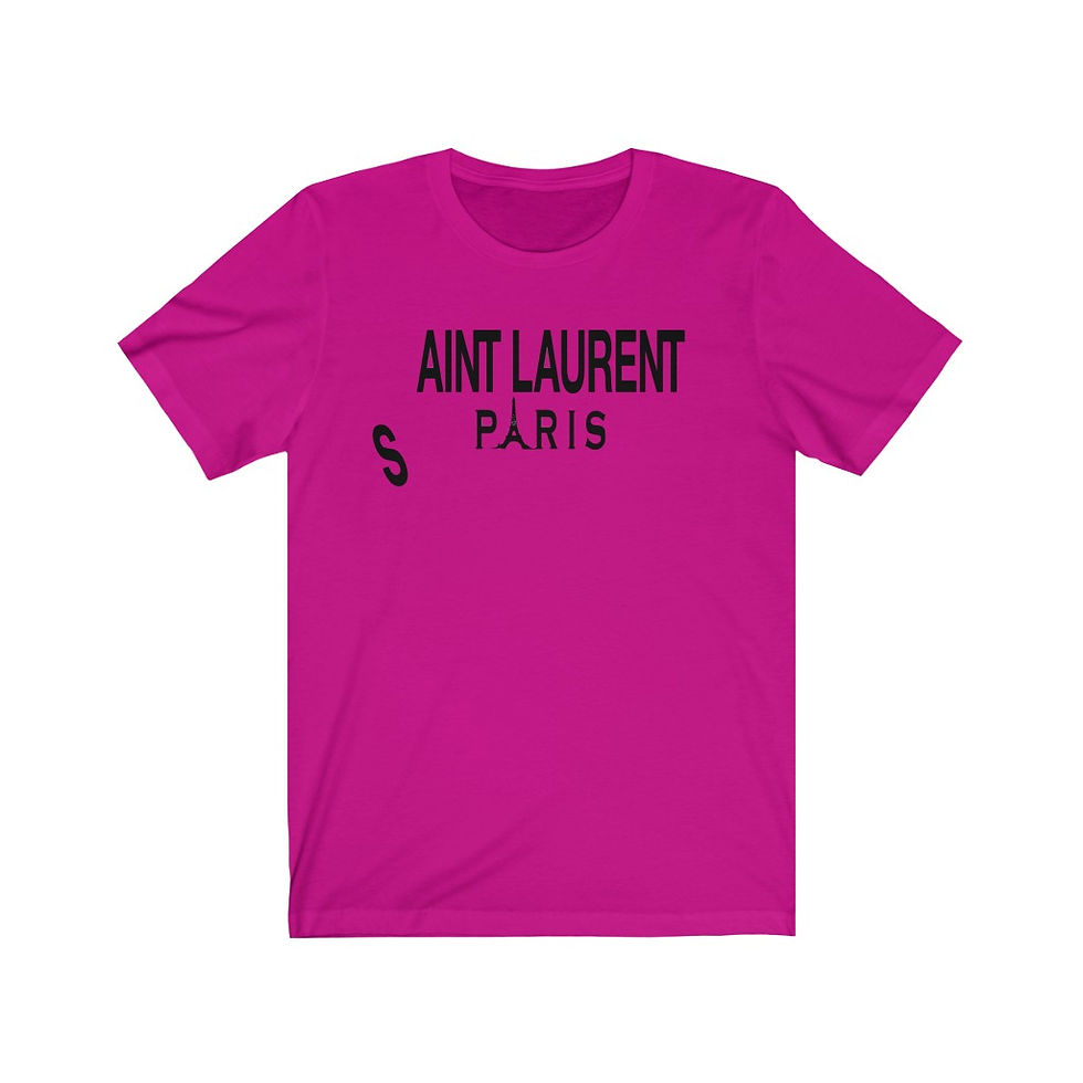 Thumbnail: Ain't Laurent Unisex T-Shirt-Gift For Her-Designer inspired-Saint Laurent