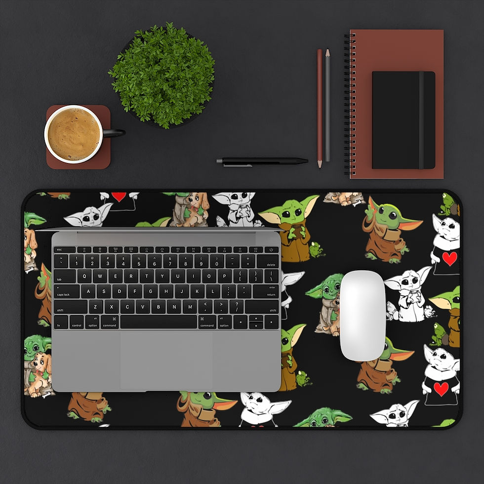 Thumbnail: Baby Yoda Gaming Mouse Pad-Office Desk Mat-Mouse Pad-Desk Pad-Large Mouse Pad