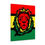 Thumbnail: Rasta Color Lion Canvas Wall Art-Jamaica-Caribbean-Bob Marley-Living Room,Rooms