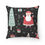 Thumbnail: Santa Claus Spun Square Pillow-Living Room-Bedroom-Christmas Pillow-Patio Pillow
