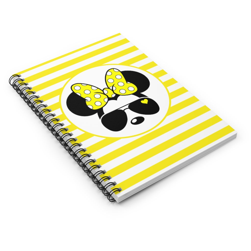 Minnie Mouse Spiral Notebook-Journal-Diary-Sketchbook-Poems-Shopping-School
