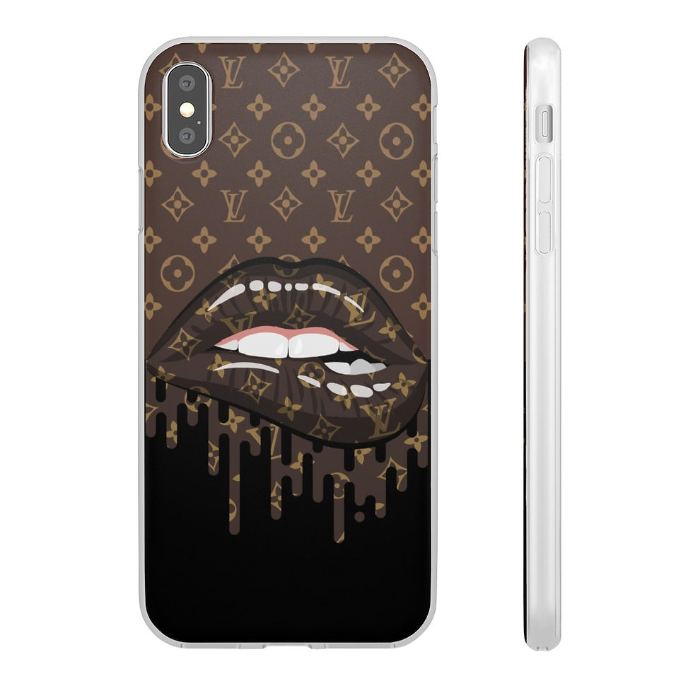Thumbnail: Samsung & iPhone Flexi Case-Designer Inspired-LV-iPhone 12-11-X-XR-XS-8-S10