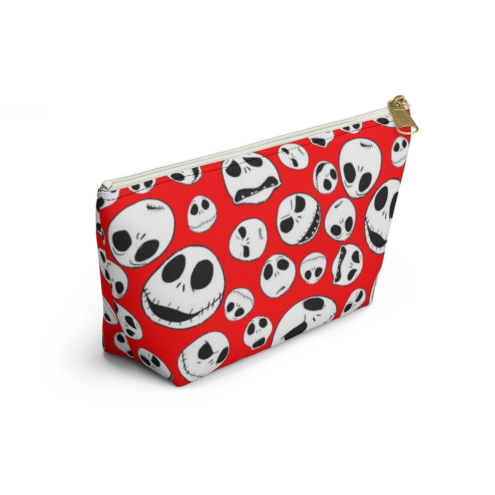 Thumbnail: Nightmare Before Christmas Jack Skellington Makeup Bags-Cosmetic Bag-Women Bags
