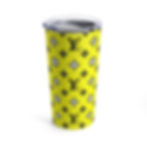 Thumbnail: 20 oz Stainless Steel Yellow Tumbler-Designer Inspired-LV-Personalized